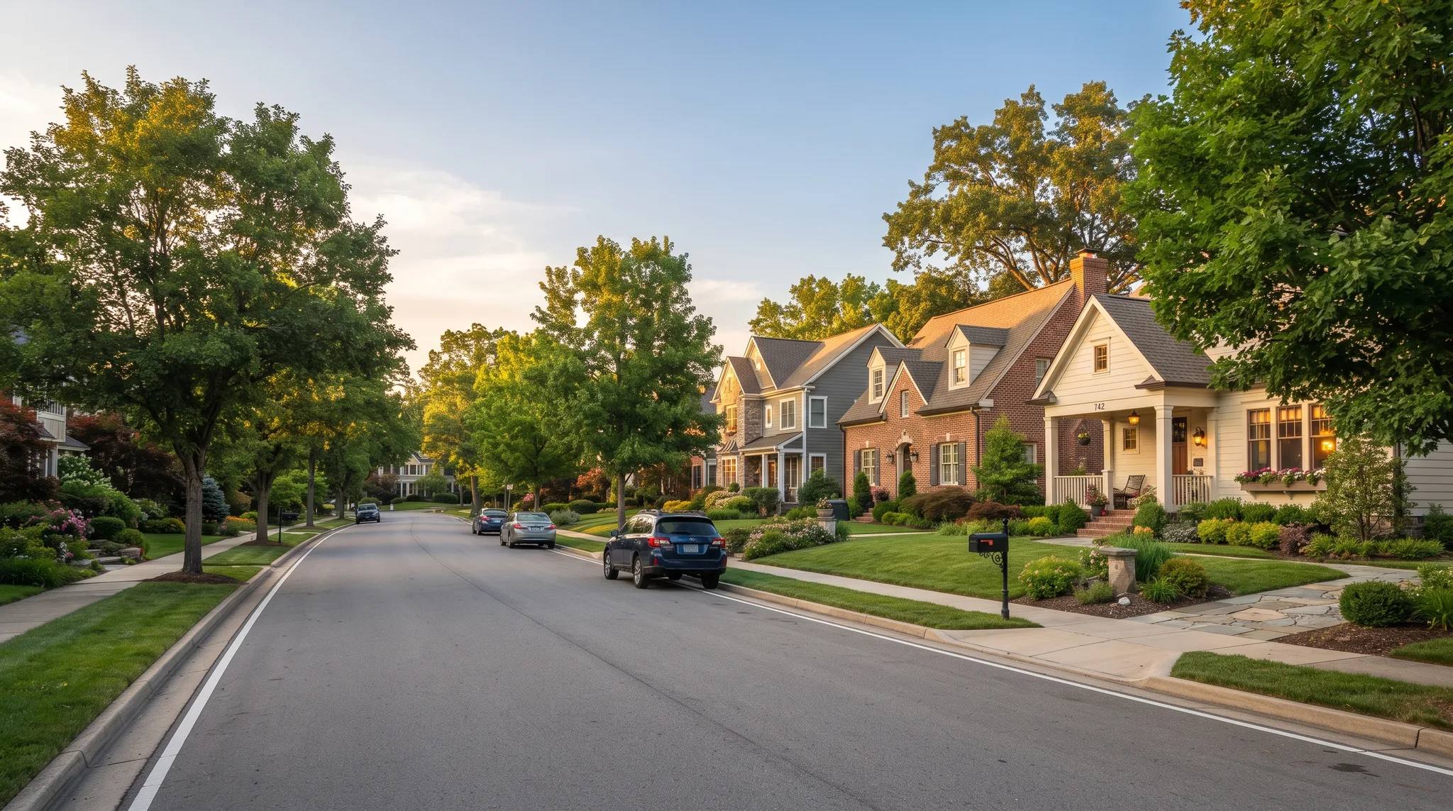 Residential street of listings the agent works through Casa